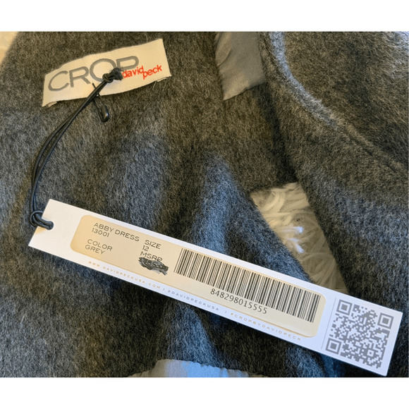 Gray Sheath Work Dress David Peck - Picture 9 of 10